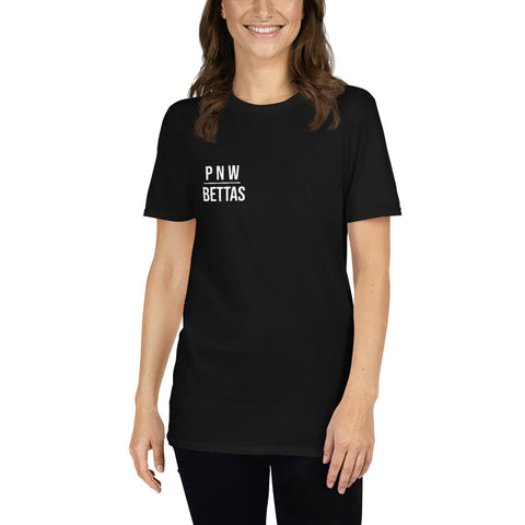 Short-Sleeve Unisex T-Shirt | PNW Bettas Logo